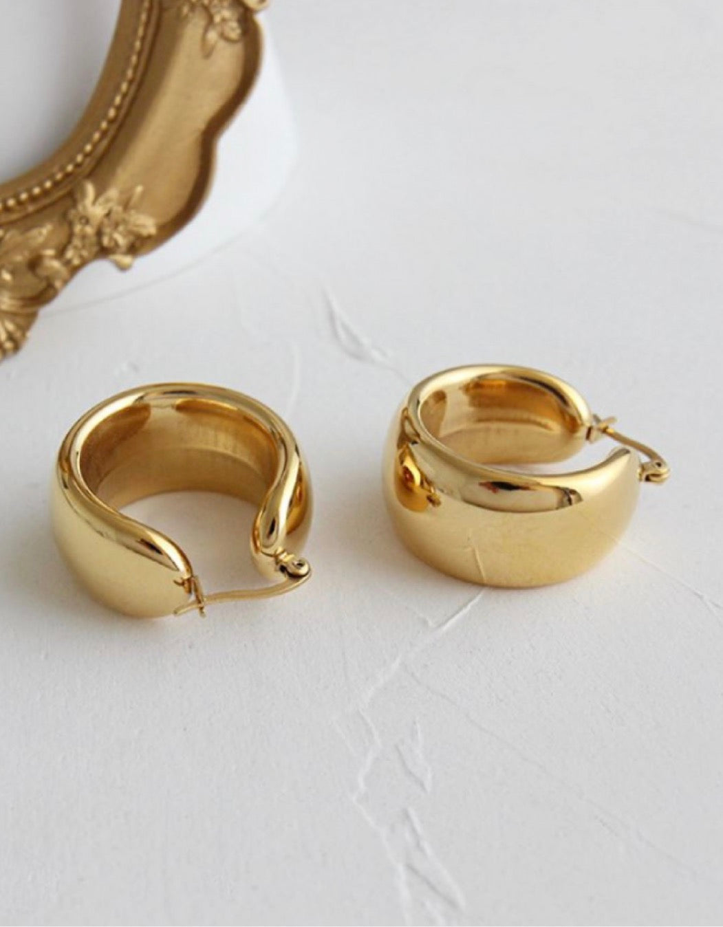 Gold Chunky Earrings