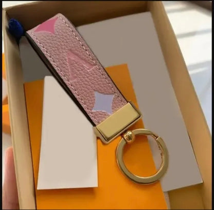 Gold LV Key Chain