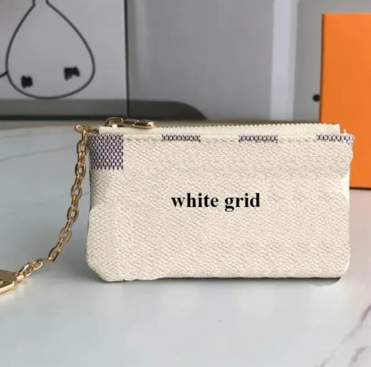 PREORDER- Card Holder Key Chain- LV