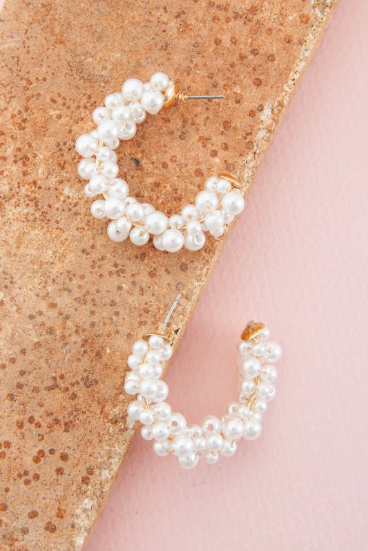 Pearl Hoops