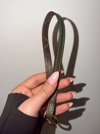 Green LV Key Chain