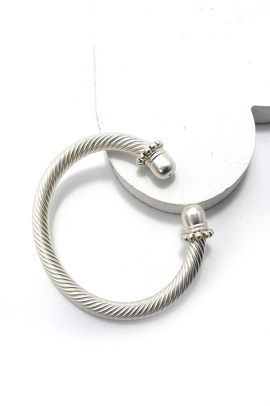Silver Matte Bangle