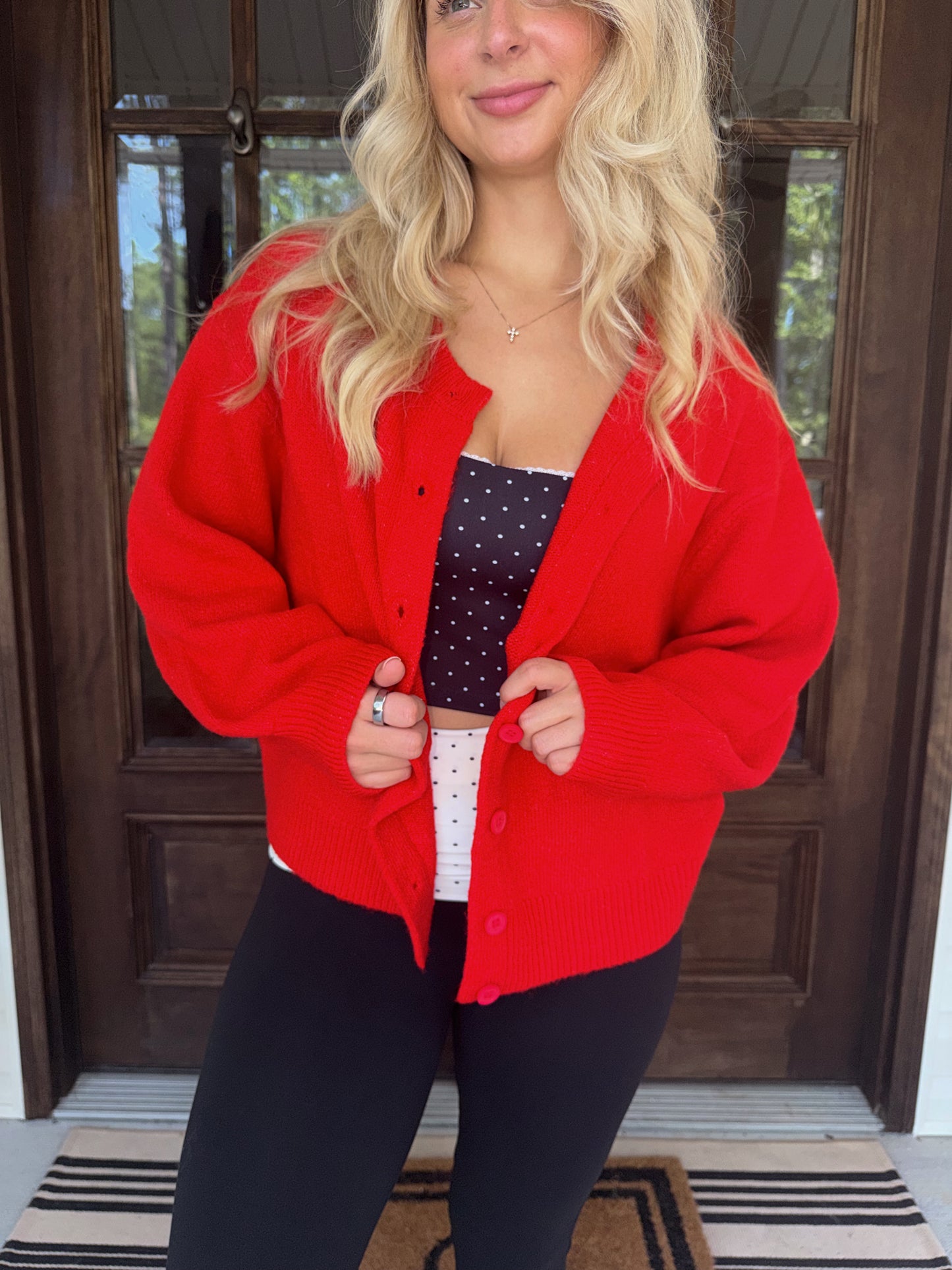 Knit Button Up Cardigan Sweater