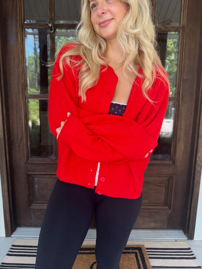 Knit Button Up Cardigan Sweater