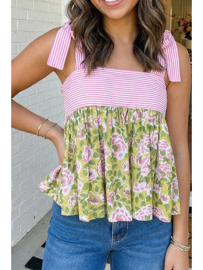 PREORDER- Brittany Babydoll Tank Top